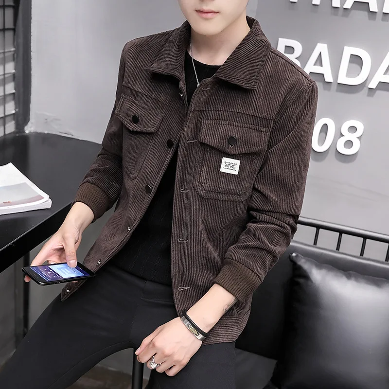 Zogaa Men's Spring Autumn Jacket Korean Style Slim Jacket 2019 New Fashion Student Wild Corduroy Baseball Casual Cotton Clothes
Zogaa Men's Spring Autumn Jacket Korean Style Slim Jacket 2019 New Fashion Student Wild Corduroy Baseball Casual Cotton Clothes