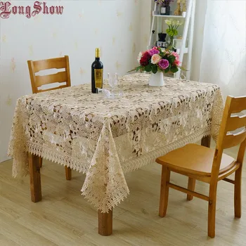 Home Decorative 130x180cm Square Gold Color Chemical Lace Embroidered Tablecloth Table Cover
Home Decorative 130x180cm Square Gold Color Chemical Lace Embroidered Tablecloth Table Cover