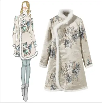 Boutique women's autumn and winter dress new embroidered cheongsam fashion temperament m dress
Boutique women's autumn and winter dress new embroidered cheongsam fashion temperament m dress