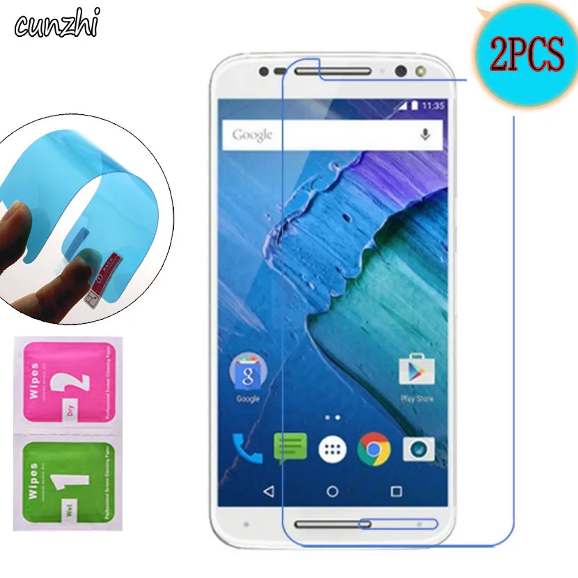 2PCS Ultra Clear Soft TPU Nano-coated Tempered Explosion proof Screen Protector Film For Motorola Moto X Style / XT1572 XT1570
2PCS Ultra Clear Soft TPU Nano-coated Tempered Explosion proof Screen Protector Film For Motorola Moto X Style / XT1572 XT1570