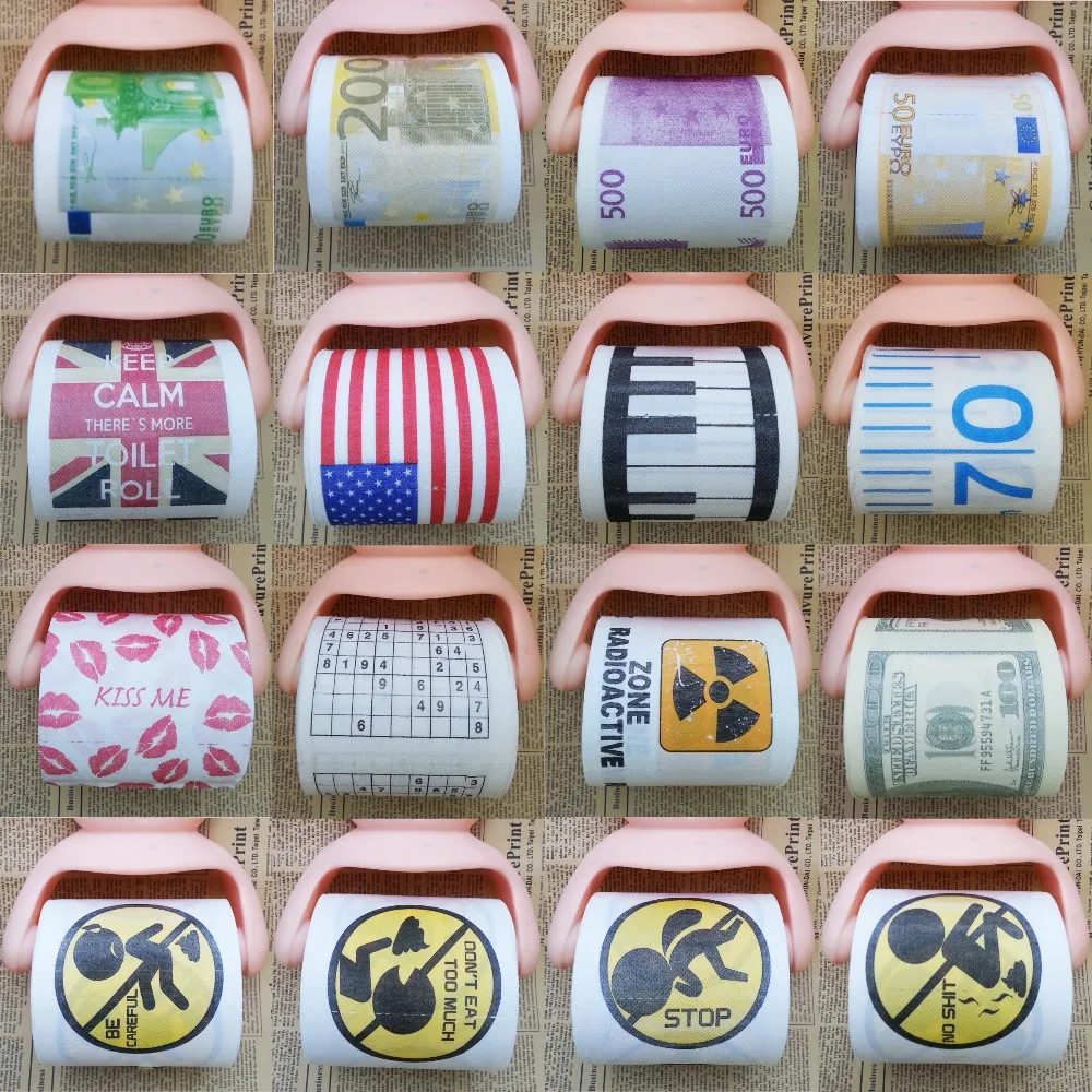 3 pcs /lot Toilet Tissue Toilet Paper Roll Paper -For Dollar , Euro ,Union Jack , The Old Glory 16 styles to be choose
3 pcs /lot Toilet Tissue Toilet Paper Roll Paper -For Dollar , Euro ,Union Jack , The Old Glory 16 styles to be choose