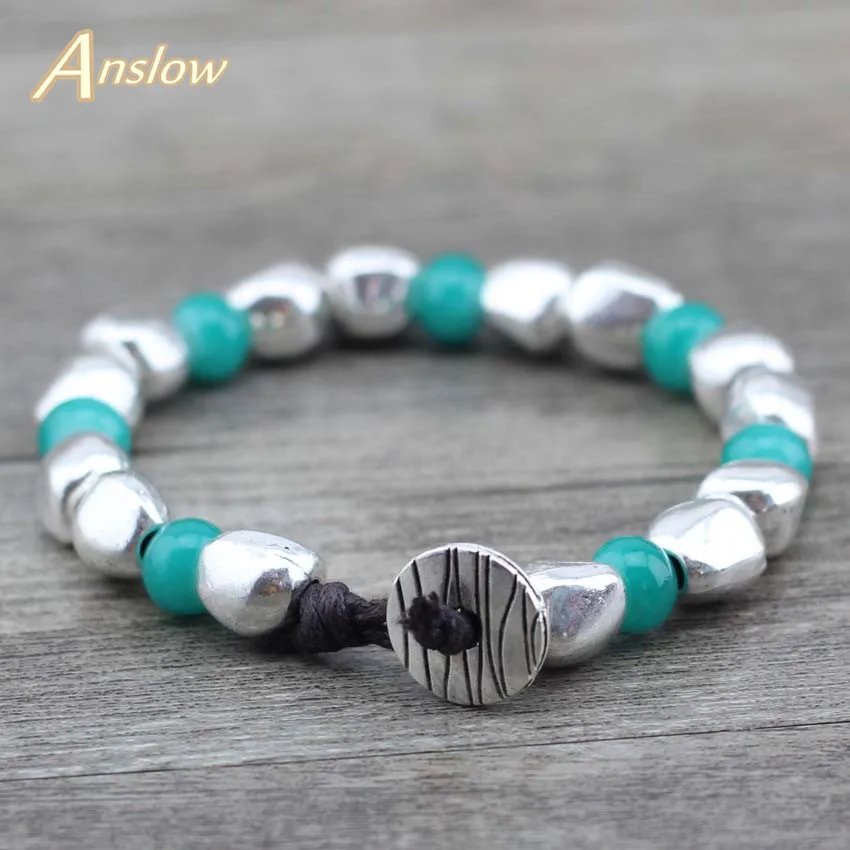 Anslow Hot Sale Best Selling Bijoux Femme Marque De Luxe Strand Punk Rock Strand Bracelets For Women Men Lady Gift LOW0498LB
Anslow Hot Sale Best Selling Bijoux Femme Marque De Luxe Strand Punk Rock Strand Bracelets For Women Men Lady Gift LOW0498LB