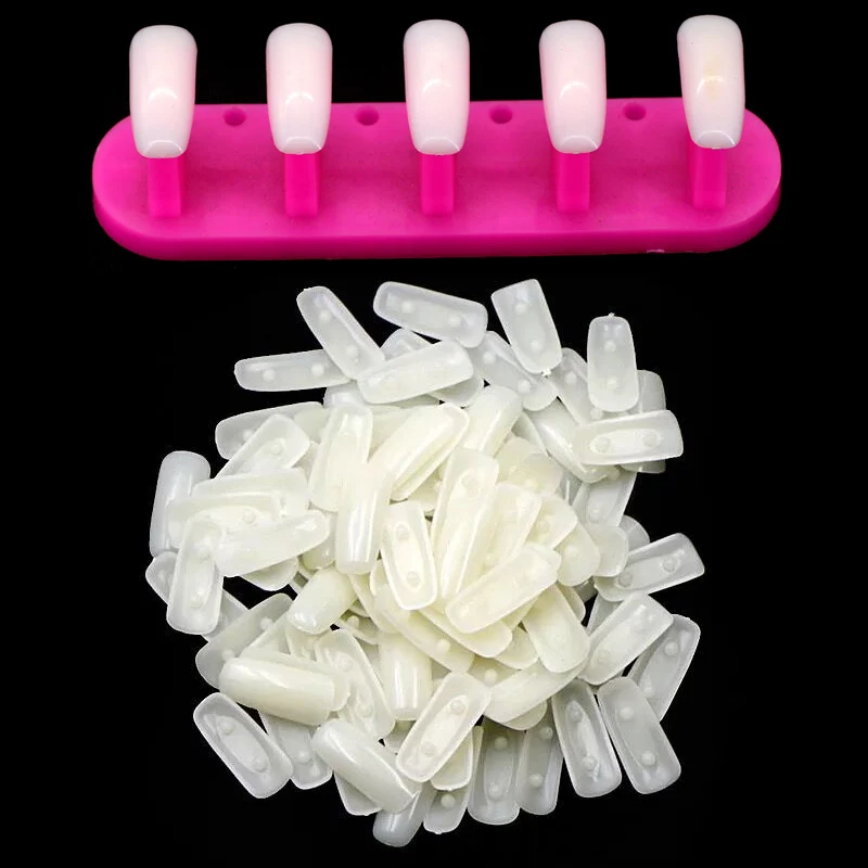 New 100PCS Natural Plastic Nail Tips Practice Display Training Nail Art False Tips Square Style High Quality Color Chart Tools
New 100PCS Natural Plastic Nail Tips Practice Display Training Nail Art False Tips Square Style High Quality Color Chart Tools