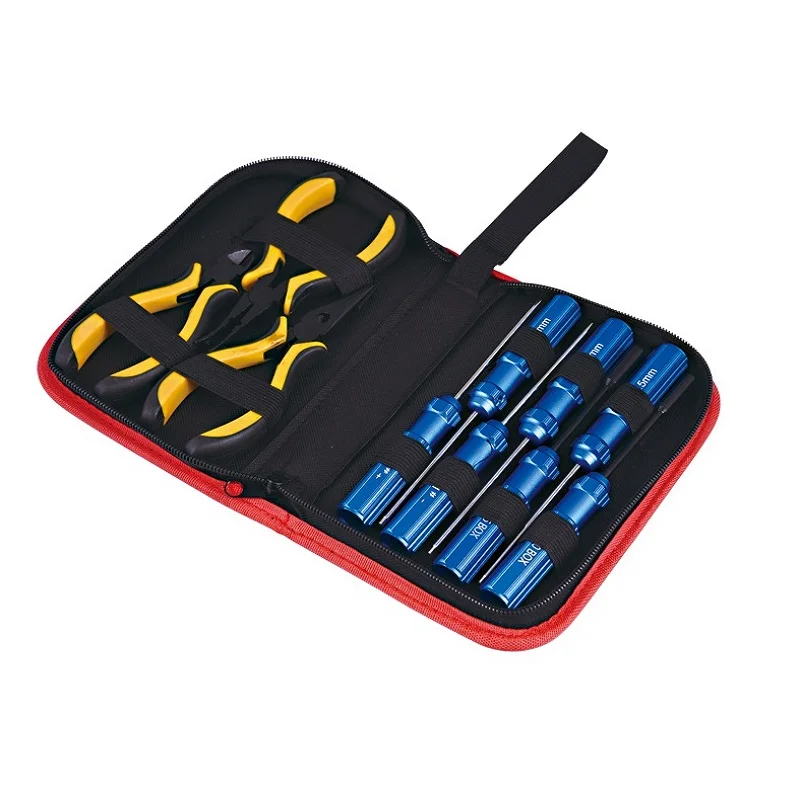 RC 10 in1 Screwdriver Hexagon Socket Slotted Diagonal Cutter Ball Link Plier Tools Kit Box Set for RC Quadcopter Helicopter Car
RC 10 in1 Screwdriver Hexagon Socket Slotted Diagonal Cutter Ball Link Plier Tools Kit Box Set for RC Quadcopter Helicopter Car
