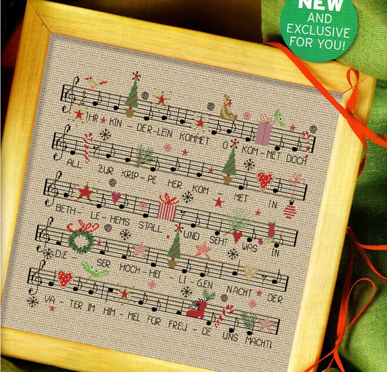 Christmas song cross stitch kit x-mas gift cartoon design 14ct 11ct linen flaxen canvas embroidery DIY needlework
Christmas song cross stitch kit x-mas gift cartoon design 14ct 11ct linen flaxen canvas embroidery DIY needlework
