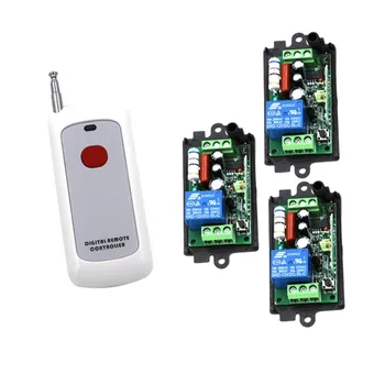 AC 220V 1CH Remote Control Switch Systerm Wireless Remote Switch 1 Way ON / OFF 315Mhz / 433Mhz SKU: 5206
AC 220V 1CH Remote Control Switch Systerm Wireless Remote Switch 1 Way ON / OFF 315Mhz / 433Mhz SKU: 5206