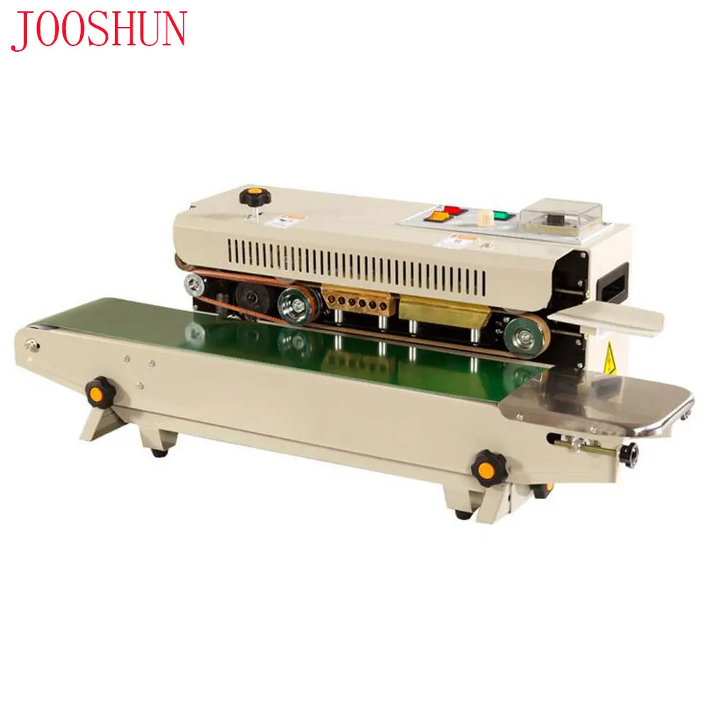 Film Sealing machine Automatic Horizontal Solid Ink Continuous PVC Bag Sealer Band Sealer Continuous Sealing Machine
Film Sealing machine Automatic Horizontal Solid Ink Continuous PVC Bag Sealer Band Sealer Continuous Sealing Machine