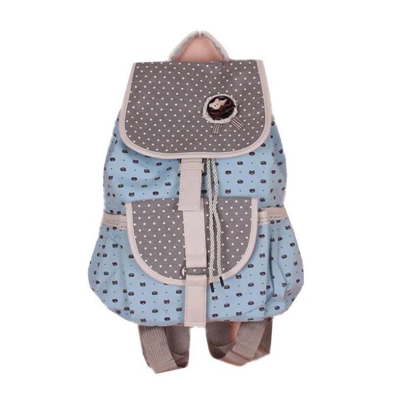 Lovely bear cartoon cotton canvas women printing backpack school bag Rucksack hasp drawstring closure 40*34cm
Lovely bear cartoon cotton canvas women printing backpack school bag Rucksack hasp drawstring closure 40*34cm