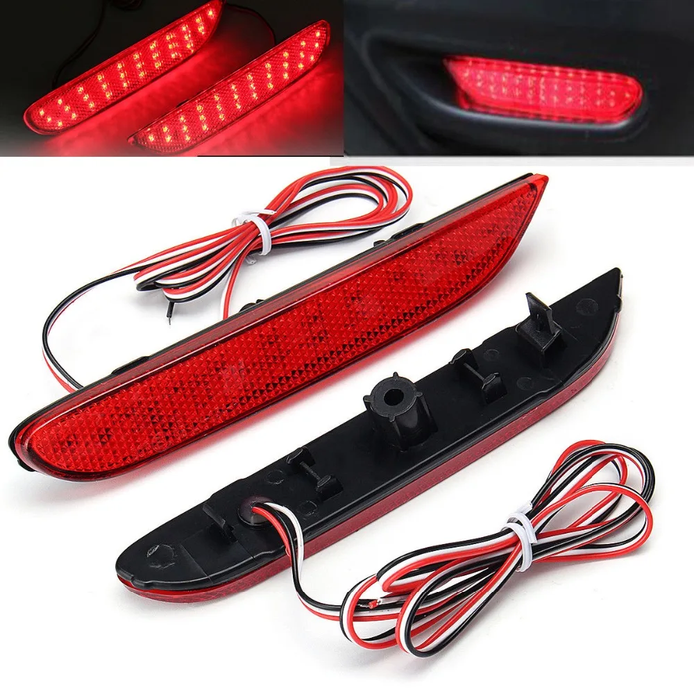 2 Pcs LED Rear Bumper Reflectors Lights lamp For Nissan Leaf Pathfinder Rogue X-Trail x trail JX35 QX56 qashqai 2014-2015
2 Pcs LED Rear Bumper Reflectors Lights lamp For Nissan Leaf Pathfinder Rogue X-Trail x trail JX35 QX56 qashqai 2014-2015