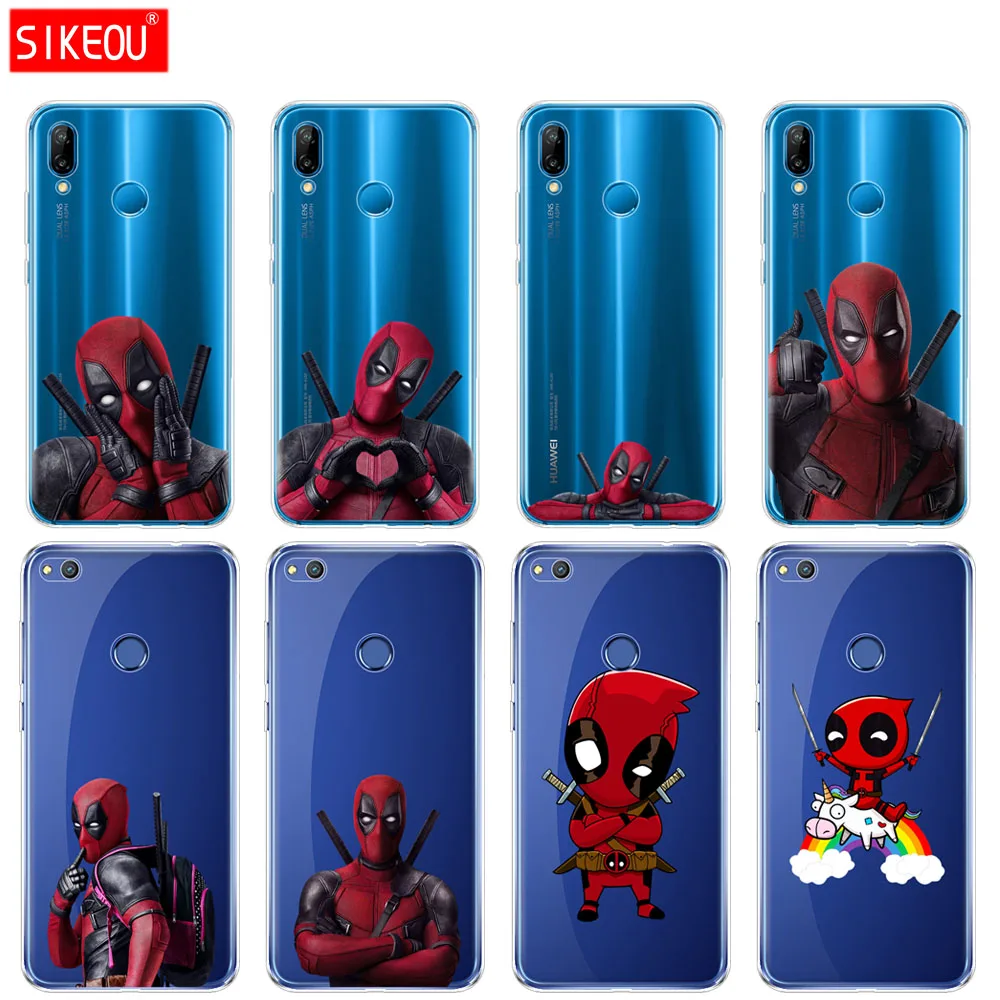 Silicone Cover Phone Case For Huawei P20 P7 P8 P9 P10 Lite Plus Pro 2017 P Smart soft tpu Super Marvel Deadpool protective coque
Silicone Cover Phone Case For Huawei P20 P7 P8 P9 P10 Lite Plus Pro 2017 P Smart soft tpu Super Marvel Deadpool protective coque