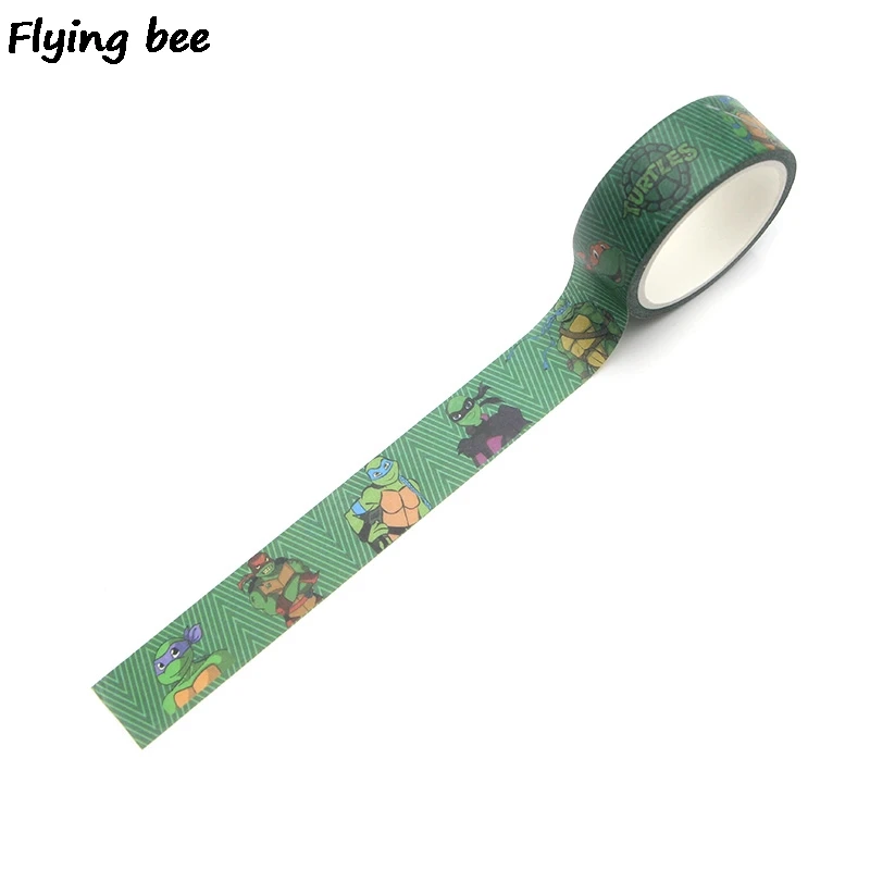 Flyingbee 15mmX5m Turtles Washi Tape Paper DIY Decorative Adhesive Tape Stationery Cute Gifts X0273
Flyingbee 15mmX5m Turtles Washi Tape Paper DIY Decorative Adhesive Tape Stationery Cute Gifts X0273