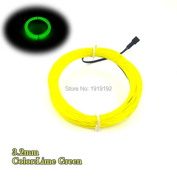 3.2mm 20Meters AC-220V Flexible Neon Light Glow EL Wire Rope tape Cable Strip Neon Lights House painting Car Party Decoration
3.2mm 20Meters AC-220V Flexible Neon Light Glow EL Wire Rope tape Cable Strip Neon Lights House painting Car Party Decoration