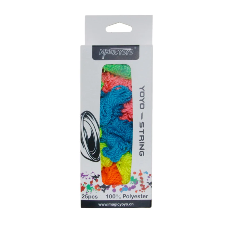 Magicyoyo 100% Polyester Professional Yoyo Strings For Responsive And Unresponsive Yoyos - Pack Of 25,Random Color
Magicyoyo 100% Polyester Professional Yoyo Strings For Responsive And Unresponsive Yoyos - Pack Of 25,Random Color