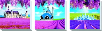 Lavender 5D DIY Diamond Painting Lavender Flowers Tree Embroidery Triptych Scenery Cross Stitch Patterns Set Rhinestones Mosaic 
Lavender 5D DIY Diamond Painting Lavender Flowers Tree Embroidery Triptych Scenery Cross Stitch Patterns Set Rhinestones Mosaic