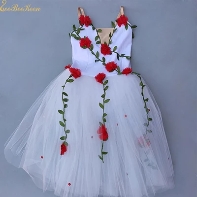 Bailarina Red Rose Tutu Girls Ballet Leotards Ballet Long Tutu Dance Dress Child Adult Ballet Dancewear Swan Lake Ballet Dress
Bailarina Red Rose Tutu Girls Ballet Leotards Ballet Long Tutu Dance Dress Child Adult Ballet Dancewear Swan Lake Ballet Dress