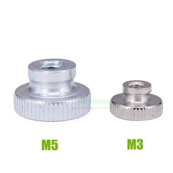 4pcs Adjustment Z-axis Leveling Nut M3 M5 Knurled Thumb Nut for RepRap Prusa i3 / Tevo Tornado / Creality 3D Printer Heated Bed
4pcs Adjustment Z-axis Leveling Nut M3 M5 Knurled Thumb Nut for RepRap Prusa i3 / Tevo Tornado / Creality 3D Printer Heated Bed