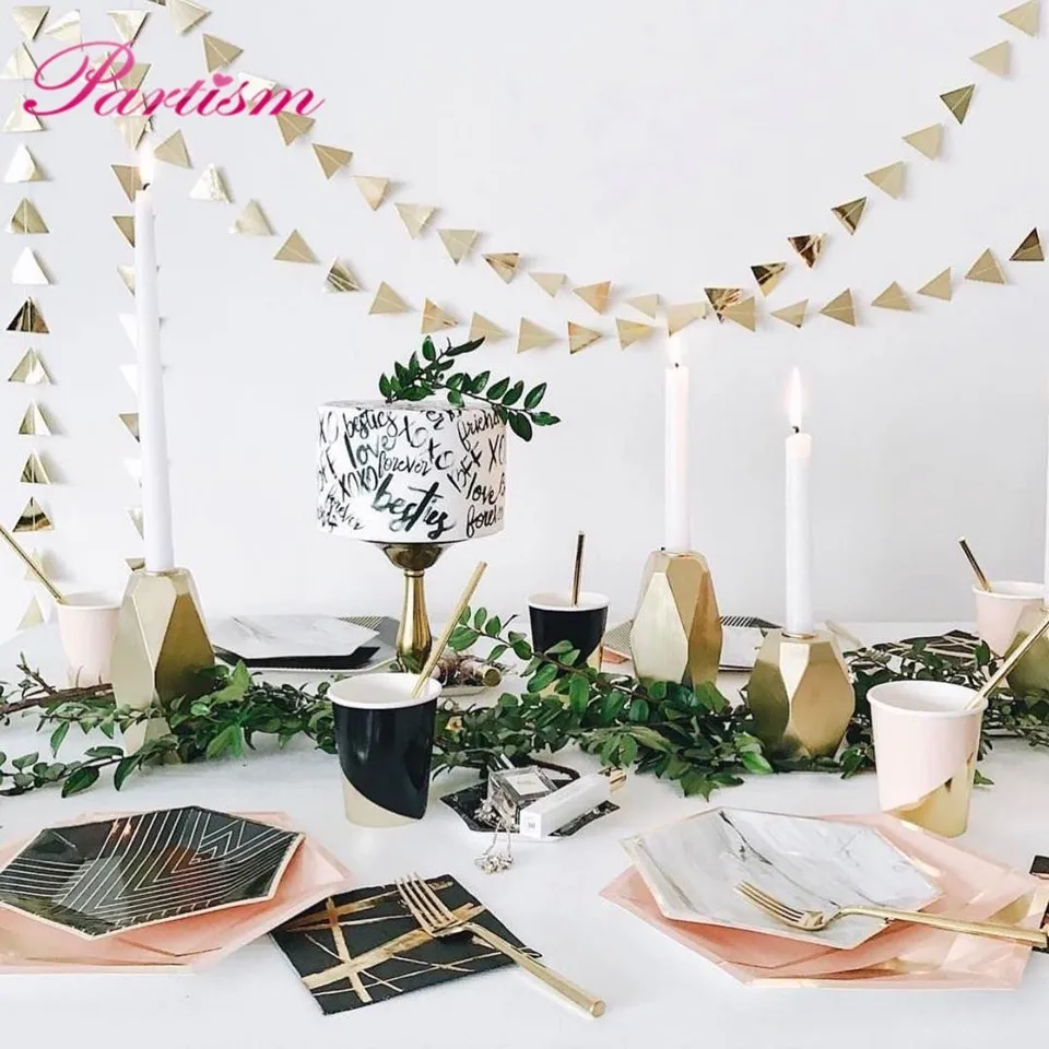 1 Set Gold Black Series Birthday Balloons Disposable Tableware Gilding Paper Straws/Cup Table Decoration Wedding//Party Supplies
1 Set Gold Black Series Birthday Balloons Disposable Tableware Gilding Paper Straws/Cup Table Decoration Wedding//Party Supplies