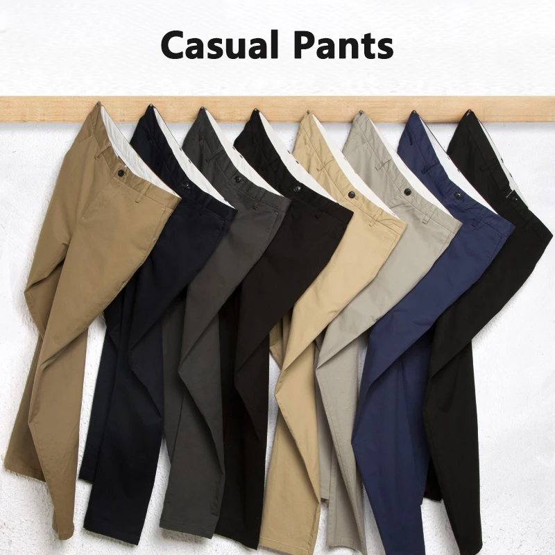 Casual Pants Men Male Cotton Pants Straight Cargo Men Pants Summer Spring Soft Chinos Mens Working Trousers High Waist Plus Size
Casual Pants Men Male Cotton Pants Straight Cargo Men Pants Summer Spring Soft Chinos Mens Working Trousers High Waist Plus Size