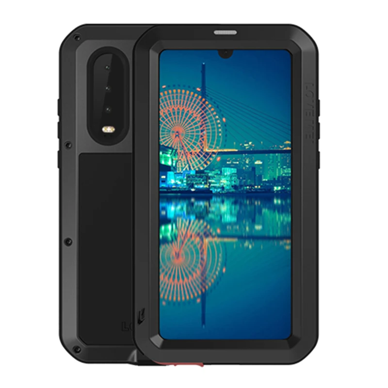 360 Design For Huawei P30 Pro Case Armor Shockproof Aluminum Metal Tempered Glass Hybrid Full Cover for Huawei P30 Lite Luxury
360 Design For Huawei P30 Pro Case Armor Shockproof Aluminum Metal Tempered Glass Hybrid Full Cover for Huawei P30 Lite Luxury