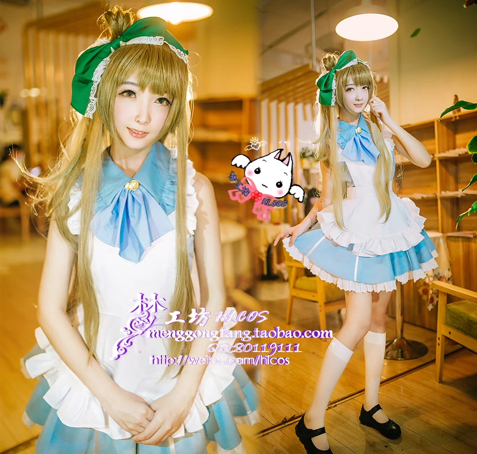 New LoveLive! Minami Kotori Cosplay Costume Fancy Dress Lolita Maid Dresses Halloween Adult Costumes for Women S-XL
New LoveLive! Minami Kotori Cosplay Costume Fancy Dress Lolita Maid Dresses Halloween Adult Costumes for Women S-XL