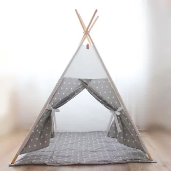 Small Star design Children's tent baby toy house Children play tent Cotton tents Baby dollhouse teepee house
Small Star design Children's tent baby toy house Children play tent Cotton tents Baby dollhouse teepee house