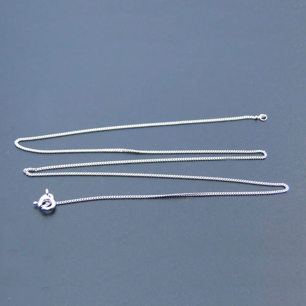 0.65mm cable chain Silver -1.28g-$3.99