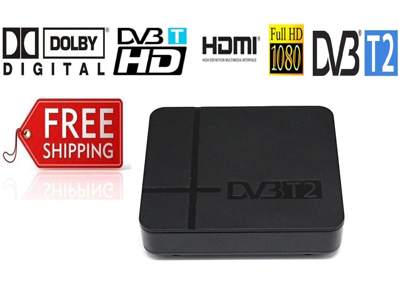 

2019 Newest DVB-T2 terrestrial digital TV signal receiver full compatible with DVB-T/H.264 supports dolby ac3 dvb t2 timer PVR