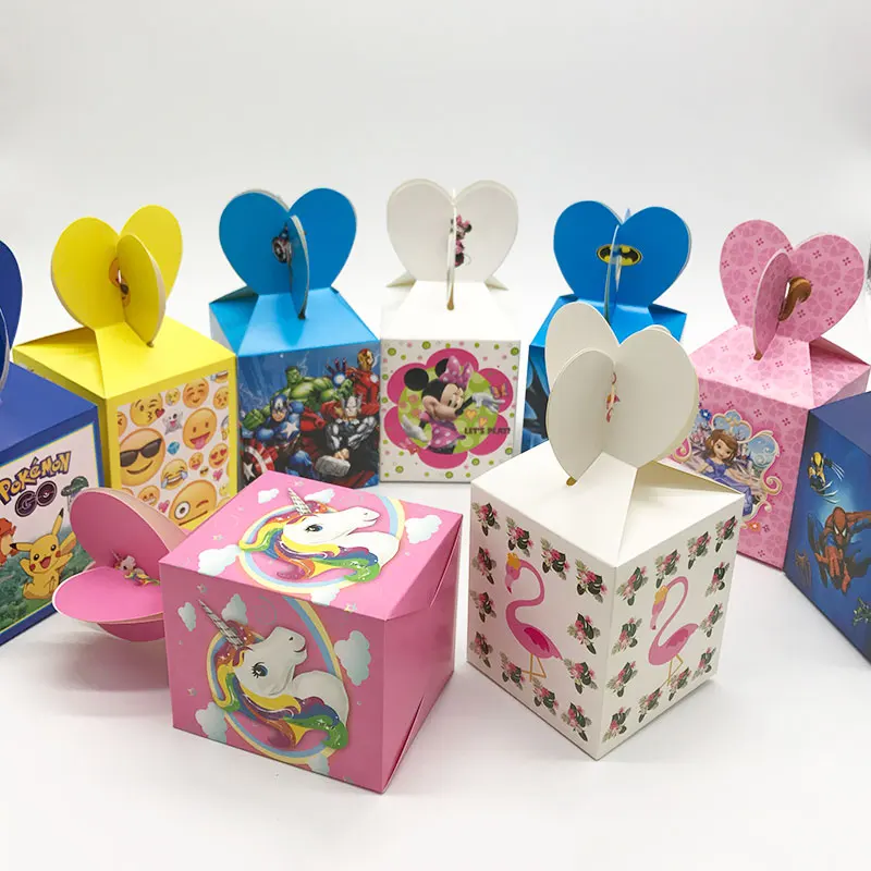 6pcs Trolls Pokemon Emoji Unicorn Mickey Cartoon Candy Bag Kids Birthday Party Decoration Paper Gift Boxes Baby Shower Supplies
6pcs Trolls Pokemon Emoji Unicorn Mickey Cartoon Candy Bag Kids Birthday Party Decoration Paper Gift Boxes Baby Shower Supplies