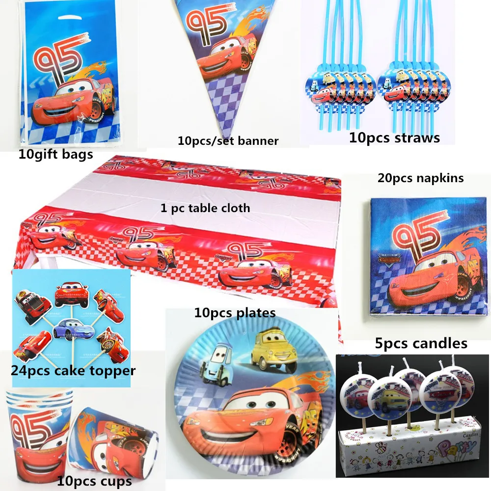 For 10 people 100pcs Macqueen the cars happy birthday kids party baby boy party shower banner disposable tableware decoration
For 10 people 100pcs Macqueen the cars happy birthday kids party baby boy party shower banner disposable tableware decoration