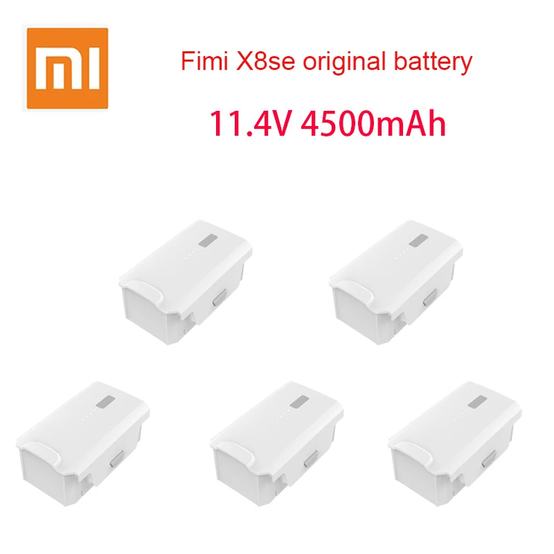 Xiaomi FIMI X8 SE original battery 11.4V 4500mah FPV With 3-axis Gimbal 4K Camera GPS RC Drone Quadcopter battery Accessories
Xiaomi FIMI X8 SE original battery 11.4V 4500mah FPV With 3-axis Gimbal 4K Camera GPS RC Drone Quadcopter battery Accessories
