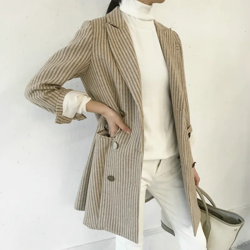Fashion Retro Check Small Suit Jacket Female Autumn New Korean Version of The Slim Slimming Long Suit
Fashion Retro Check Small Suit Jacket Female Autumn New Korean Version of The Slim Slimming Long Suit