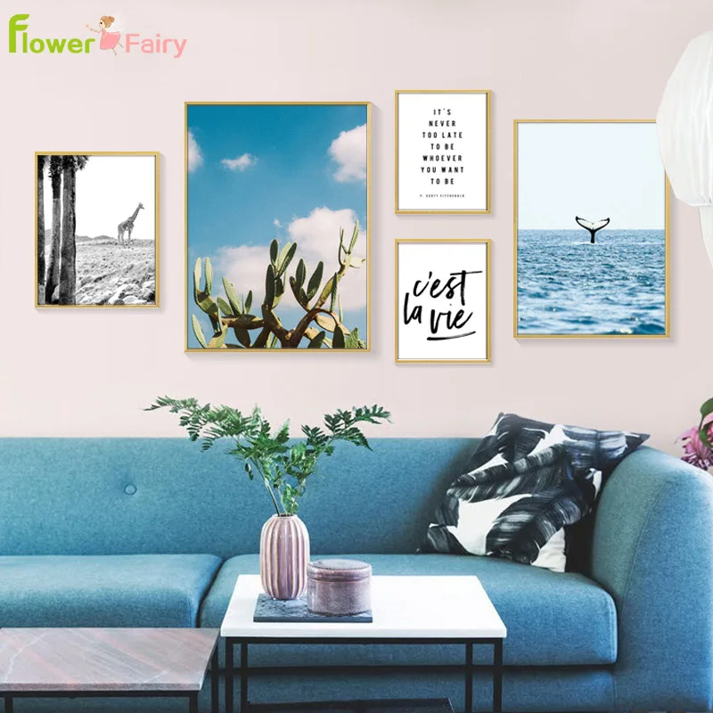 Blue Scenery Sea Landscape Canvas Painting Cactus Nordic Poster Wall Art Pictures For Living Room Picture Art Print Unframed
Blue Scenery Sea Landscape Canvas Painting Cactus Nordic Poster Wall Art Pictures For Living Room Picture Art Print Unframed