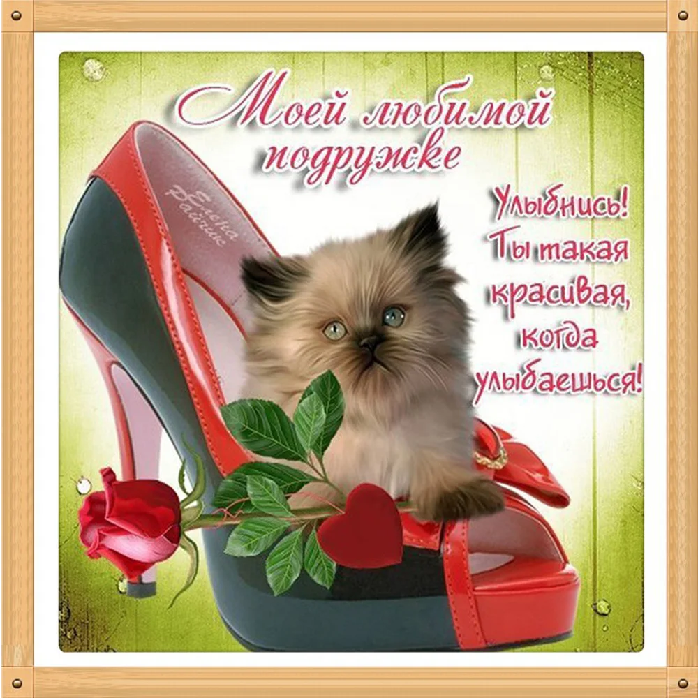 Embroidery Paintings animal Resin Square Top Fashion Heels cat DIY Diamond Painting Party Needlework Precise Printed For H1125
Embroidery Paintings animal Resin Square Top Fashion Heels cat DIY Diamond Painting Party Needlework Precise Printed For H1125