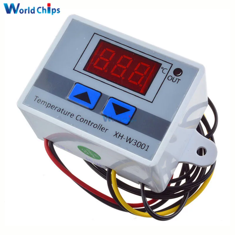 XH-W3001 W3001 Temperature Controller Digital LED Temperature Controller Thermometer Thermo Controller Switch Probe DC 12V
XH-W3001 W3001 Temperature Controller Digital LED Temperature Controller Thermometer Thermo Controller Switch Probe DC 12V