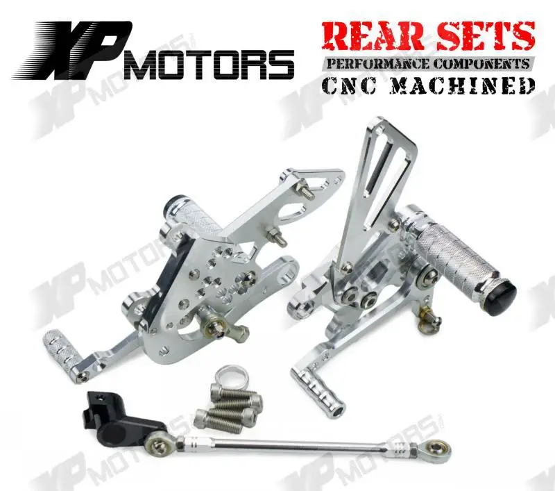 Silver CNC Race Adjustable Foot pegs Rearset Rear Sets For Aprilia Tuono1000 V4 R 2011 2012 2013 2014
Silver CNC Race Adjustable Foot pegs Rearset Rear Sets For Aprilia Tuono1000 V4 R 2011 2012 2013 2014