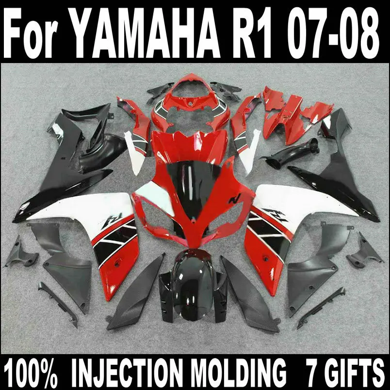 Высококачественные обтекатели для Yamaha литье под давлением YZFR1 2007 2008 красный белый черный обтекатель комплект YZFR1 07 08 BC49
Высококачественные обтекатели для Yamaha литье под давлением YZFR1 2007 2008 красный белый черный обтекатель комплект YZFR1 07 08 BC49