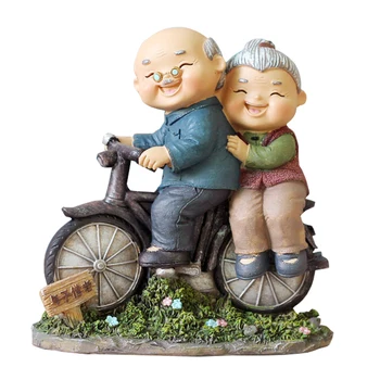 Creative Retro Old Man Lady Ride Bike Model Ornaments Desktop Resin Crafts Cartoon Grandparents Figurines Wedding Birthday Gifts
Creative Retro Old Man Lady Ride Bike Model Ornaments Desktop Resin Crafts Cartoon Grandparents Figurines Wedding Birthday Gifts
