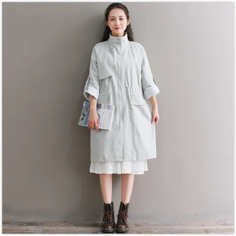 New Autumn And Winter Korean Trench Coat For Women White Casual Pocket Female Overcoat Letter Print Womens Plus Siz Trench Coats
New Autumn And Winter Korean Trench Coat For Women White Casual Pocket Female Overcoat Letter Print Womens Plus Siz Trench Coats