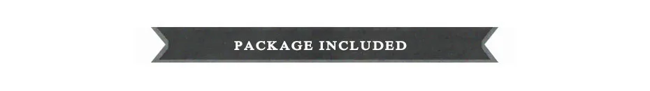 PACKAGE INCLUDED