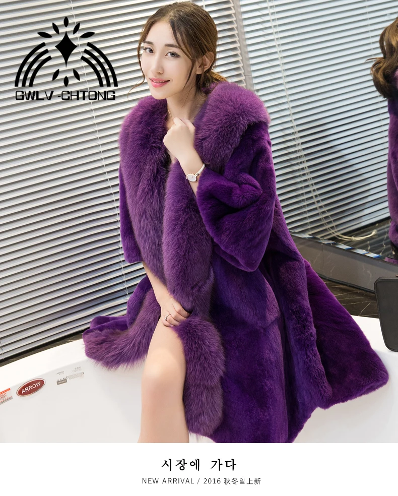 real genuine natural rex rabbit fur coat with big fox fur collar women loose style half sleeve fashion jacket 
real genuine natural rex rabbit fur coat with big fox fur collar women loose style half sleeve fashion jacket