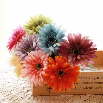 Silk sunflower Artificial Daisy flower Gerbera Daisy Bouquet Home Decor Craft For Party Decoration
Silk sunflower Artificial Daisy flower Gerbera Daisy Bouquet Home Decor Craft For Party Decoration