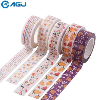 AAGU New Arrival 1PC 15mm*10m Musical Note Fresh Floral Washi Tape Strawberry Sticky Adhesive Tape Various Patterns Masking Tape
AAGU New Arrival 1PC 15mm*10m Musical Note Fresh Floral Washi Tape Strawberry Sticky Adhesive Tape Various Patterns Masking Tape
