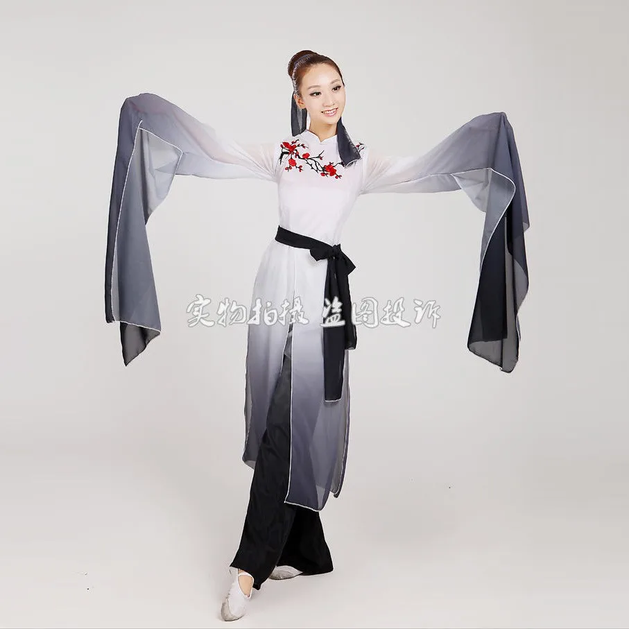 woman Gradient ink water sleeves costumes Chinese Classical dance clothes Plum tears embroidery Hanfu ancient fairy set
woman Gradient ink water sleeves costumes Chinese Classical dance clothes Plum tears embroidery Hanfu ancient fairy set