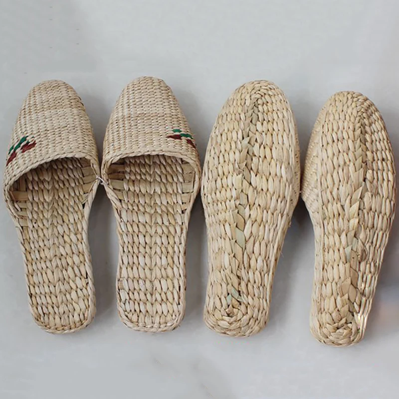 2020 г. мужские соломенные тапочки AGESEA китайские сандалии ручной работы летняя