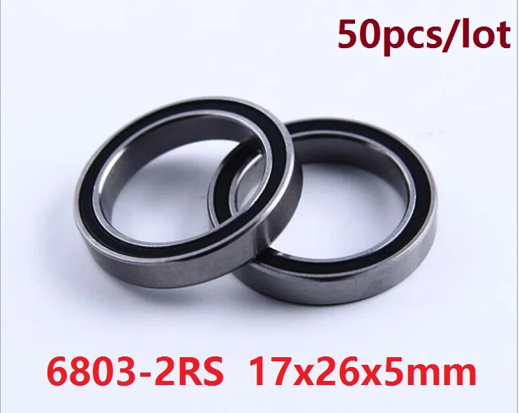 50 шт./лот 6803RS 6803-2RS 6803 2RS RS шарикоподшипник 17*26*5 Радиальный шарикоподшипник 17x26x5 мм
50 шт./лот 6803RS 6803-2RS 6803 2RS RS шарикоподшипник 17*26*5 Радиальный шарикоподшипник 17x26x5 мм