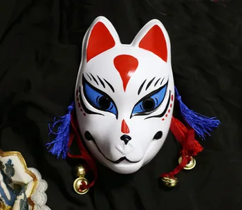 Hand-Painted Full Face Japanese Fox PVC Kitsune Silve Fox Pattern Cosplay Mask Collection Party Halloween
Hand-Painted Full Face Japanese Fox PVC Kitsune Silve Fox Pattern Cosplay Mask Collection Party Halloween