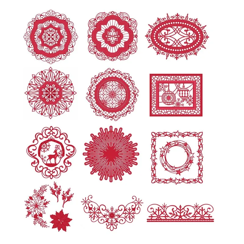 European Lace Flowers Frames Metal Cutting Dies Stencil for DIY Scrapbooking Paper Cards Decorative Crafts Supplies New 2018 Die
European Lace Flowers Frames Metal Cutting Dies Stencil for DIY Scrapbooking Paper Cards Decorative Crafts Supplies New 2018 Die