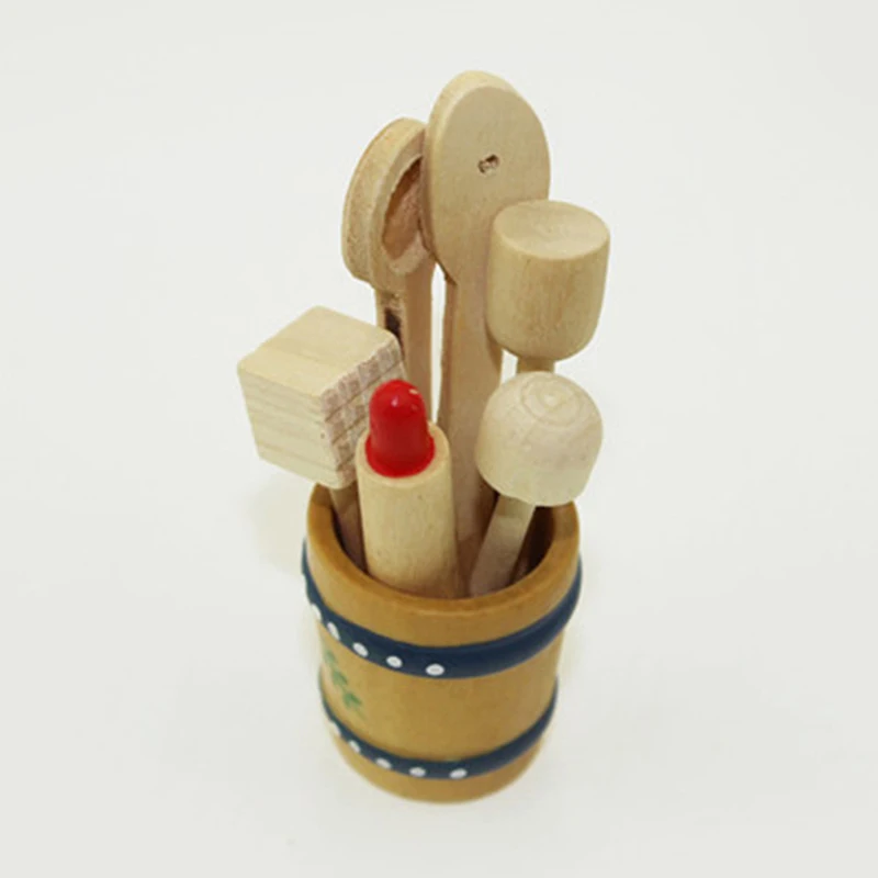 Mini Wooden Kitchen Kitchenware Simulation Spoon Shovel Model Toy for Doll House Decoration 1/12 Dollhouse Miniature Accessories
Mini Wooden Kitchen Kitchenware Simulation Spoon Shovel Model Toy for Doll House Decoration 1/12 Dollhouse Miniature Accessories