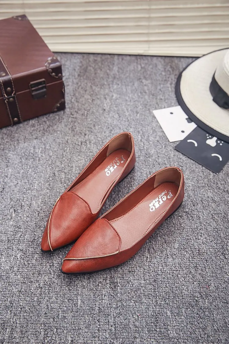 2019 new women's shoes pointed flat shoes female shallow mouth single low to help casual scoop shoes simple four seasons 35-40
2019 new women's shoes pointed flat shoes female shallow mouth single low to help casual scoop shoes simple four seasons 35-40