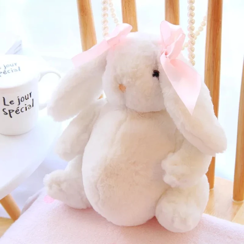 Cute Rabbit Plush Backpack Single Shoulder Bag Pearls Chain plush Lolita Syrup Mini Bags For Teenager Girls
Cute Rabbit Plush Backpack Single Shoulder Bag Pearls Chain plush Lolita Syrup Mini Bags For Teenager Girls